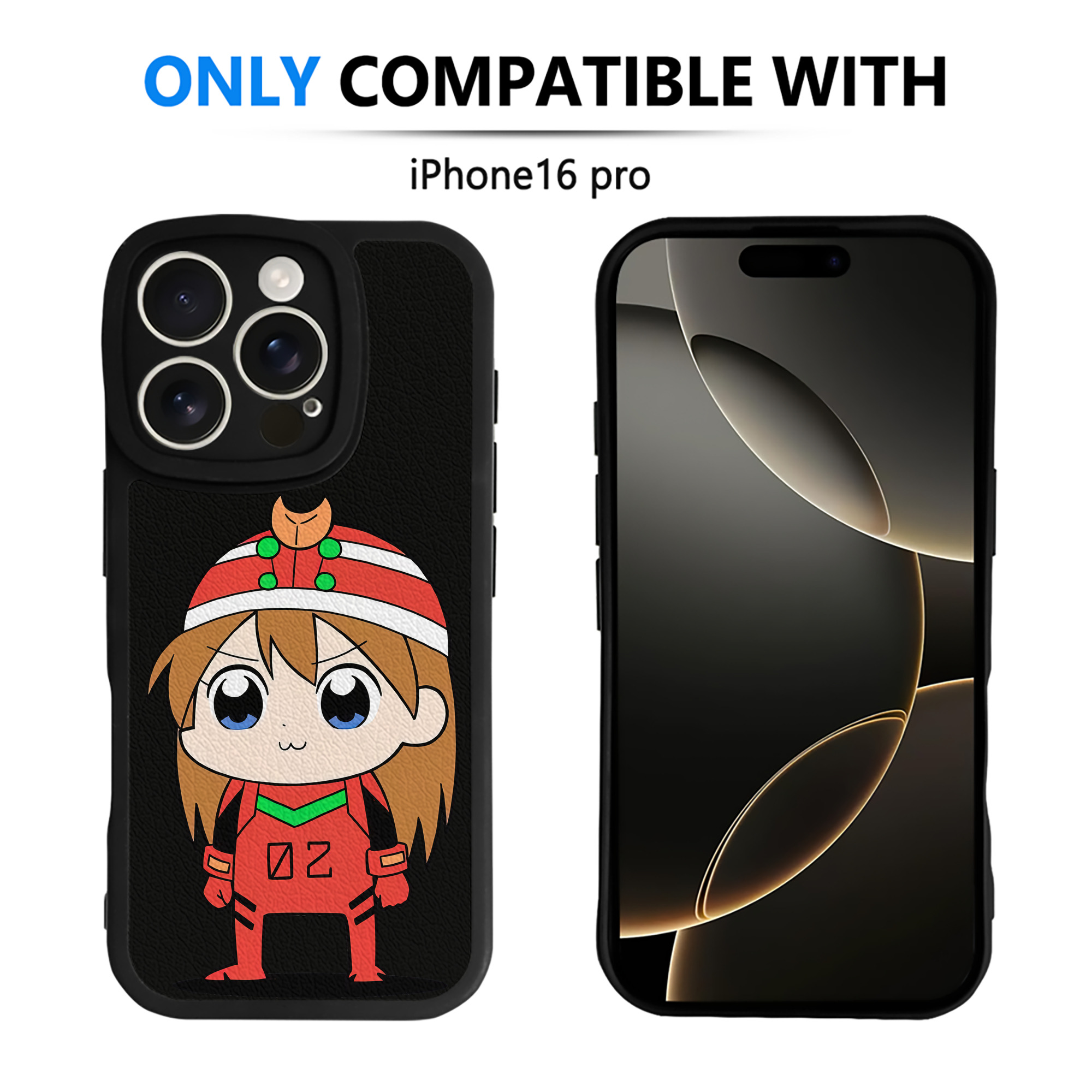 （画像用） EVA 新世紀エヴァンゲリオン 【iPhone 16シリーズ対応】シリコンスマホケース（レザー調） 材質：シリコン